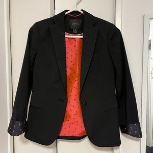 Like New Maison Scotch and Soda Palm Trees Blazer Jacket Petite Size